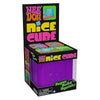 NeeDoh Nice Cube Stresskube – myk og seig stressball i kubeform, assorterte farger, ca. 6 cm