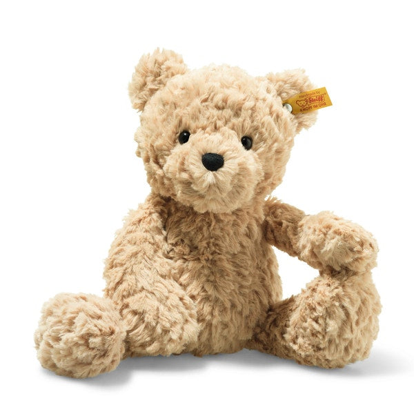 Steiff Jimmy Teddybjørn – klassisk og elskelig lysebrun bamse i myk plysj, 30 cm