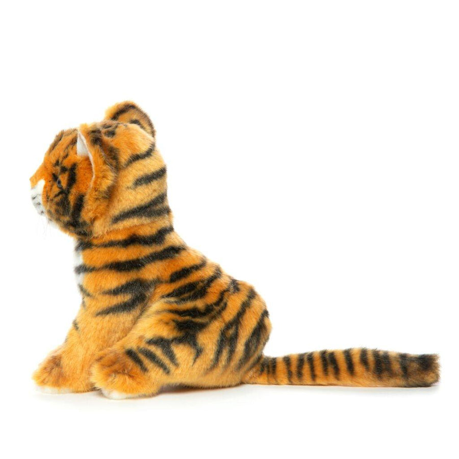 Hansa Creation Tiger Bamse bakfra – oransje tiger plysj med hvit underside