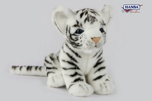 Vit tigerunge, plyschdjur | Hansa Creation
